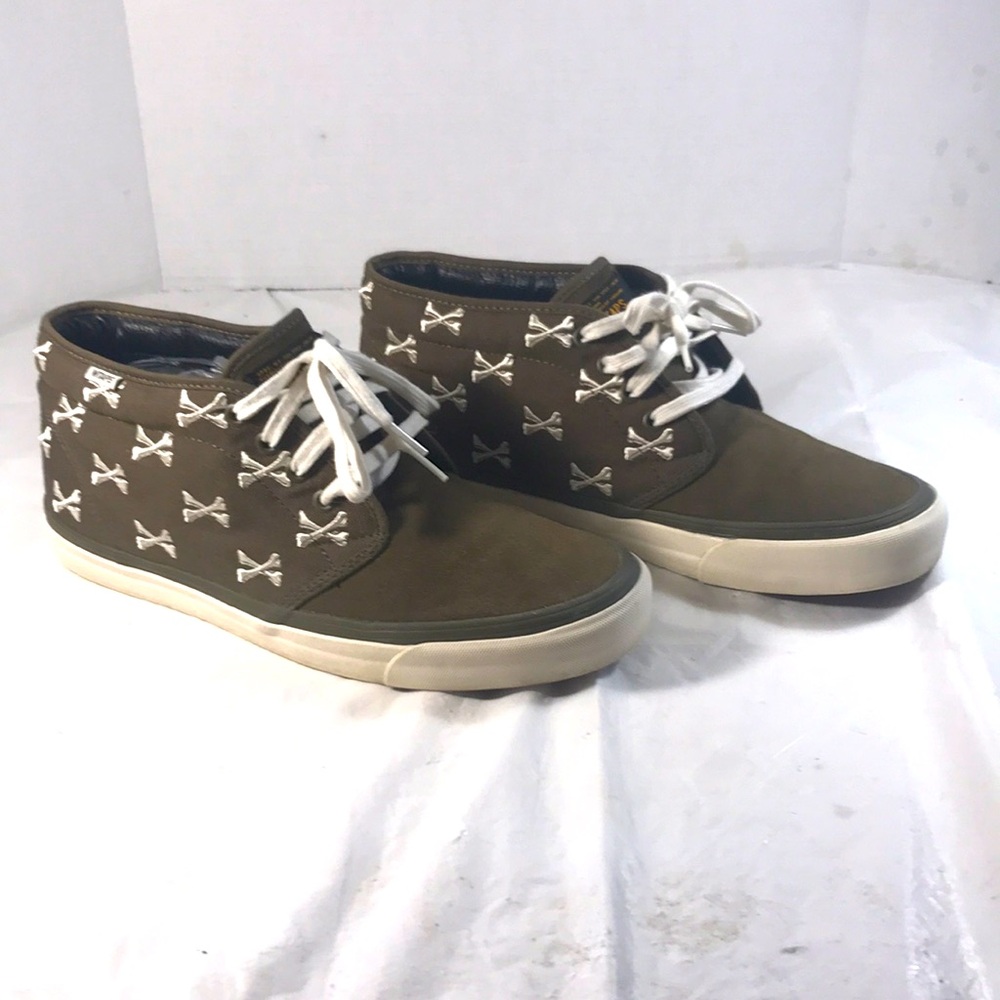 VansChukka Boot WTAPS Olive Crossbones Men’s Sneakers Shoes